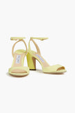 RRP€635 JIMMY CHOO Miranda Leather Sandals US6 UK3 EU36 Yellow Ankle Strap gallery photo number 1