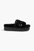 RRP€117 DKNY Slide Sandals US7 UK4.5 EU37.5 Embroidered Flatform gallery photo number 1