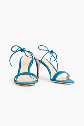 RRP €605 GIANVITO ROSSI Leather Ankle Strap Sandals US7.5 UK4.5 EU37.5 HANDMADE gallery photo number 1