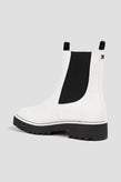 RRP €178 SAM EDELMAN Leather Ankle Boots US7 UK4 EU37 Lug Sole Waterproof gallery photo number 2