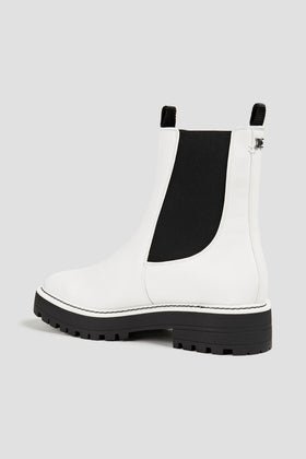 RRP €178 SAM EDELMAN Leather Ankle Boots US7 UK4 EU37 Lug Sole Waterproof gallery photo number 2