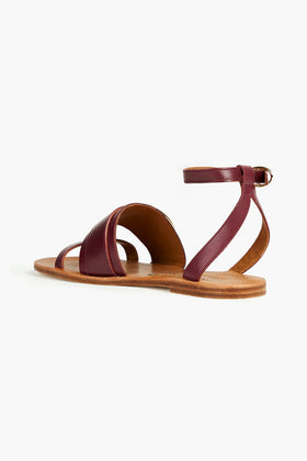 RRP€260 VANESSA BRUNO Leather Ankle Strap Sandals US9 EU39 UK6 Made in Italy gallery photo number 3