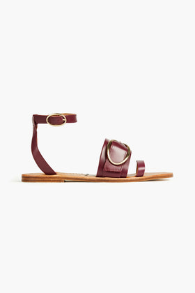 RRP€260 VANESSA BRUNO Leather Ankle Strap Sandals US9 EU39 UK6 Made in Italy gallery photo number 2