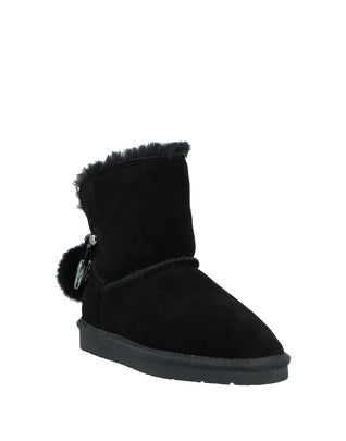 RRP €135 CAFENOIR Suede Leather Winter Boots EU 36 UK 3 US 6 Faux Fur Lined