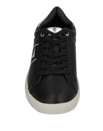 RRP€120 TRUSSARDI Sneakers US11 UK8 EU41 Black Logo Flat gallery photo number 4