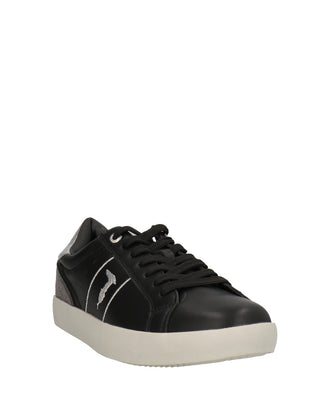 RRP€120 TRUSSARDI Sneakers US11 UK8 EU41 Black Logo Flat gallery photo number 2