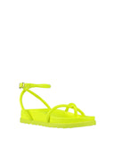 RRP€175 CHIARA FERRAGNI Toe Ring Sandals US10 UK7 EU40 Buckle Flat Made in Italy gallery photo number 2