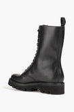 RRP€417 GRENSON Leather Combat Boots US8 UK5.5 EU38.5 Black Extralight Sole gallery photo number 3