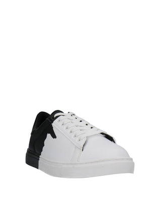 RRP€140 TRUSSARDI Sneakers US8 UK7 EU41 White Logo Flat