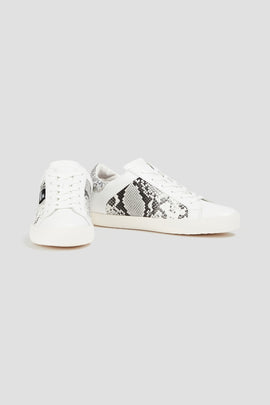 RRP€125 LOVE MOSCHINO Leather Sneakers US8 UK5 EU38 Logo Glitter Lace Up