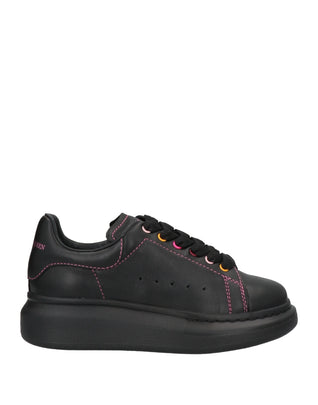 ALEXANDER McQUEEN Kids Leather Sneakers US1.5 EU32.5 UK13.5 Contrast Stitching