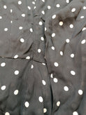RRP €180 PAPER LONDON Crepe Top Blouse Size UK 10 Polka Dot Draped gallery photo number 4