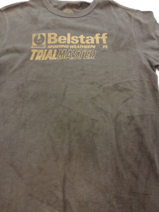 BELSTAFF TRIALMASTER T-Shirt Top US-UK38 IT48 M Garment Dye Printed Front gallery photo number 11