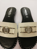RRP€105 NILA & NILA Leather Slide Sandals US 8 EU 38 UK 5 Studded Made in Italy gallery photo number 4