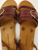 RRP€260 VANESSA BRUNO Leather Sandals US9 EU39 UK6 Ankle Strap Made in Italy gallery photo number 9