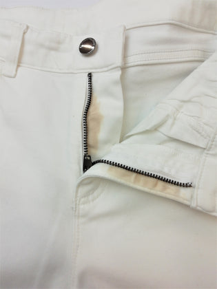 RRP €180 EMPORIO ARMANI Jeans W28 Stretch White Logo Patch Zip Fly Slim Fit gallery photo number 8