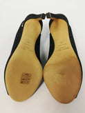 RRP €635 JIMMY CHOO Shar 85 Denim Sandals US6 UK3 EU36 Peep Toe Made in Italy gallery photo number 10