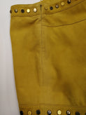 RRP €243 JUST CAVALLI Suede Leather Shorts IT38 US2 UK6 XS Fully Lined Studded gallery photo number 9