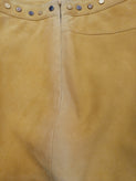 RRP €243 JUST CAVALLI Suede Leather Shorts IT40 US4 UK8 S Fully Lined Studded gallery photo number 9