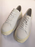RRP€540 NEIL BARRETT Sneakers US12 UK11 EU45 White Knitted Thunderbolt gallery photo number 9