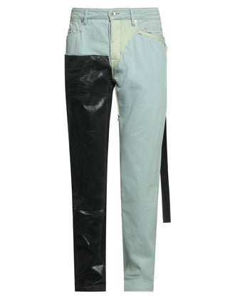 RRP €796 DRKSHDW By RICK OWENS Tyrone Cut Deconstructed Jeans W34 Coated One Leg gallery photo number 3
