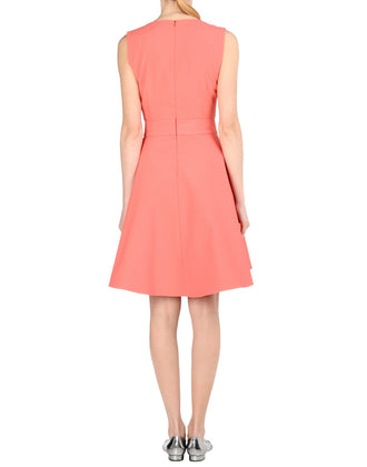 8 Crepe A-Line Dress Size US4 IT40 S Crossover Front Asymmetric Hem Sleeveless gallery photo number 3