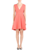 8 Crepe A-Line Dress Size US4 IT40 S Crossover Front Asymmetric Hem Sleeveless gallery photo number 2