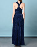 RRP€190 8 Devore Maxi A-Line Dress Size IT 40 / S Partly Lined Sleeveless V Neck gallery photo number 3