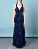 RRP€190 8 Devore Maxi A-Line Dress Size IT 40 / S Partly Lined Sleeveless V Neck gallery photo number 2