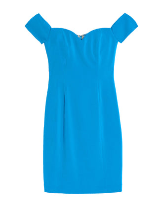 RRP €470 BADGLEY MISCHKA Sheath Dress Size US 0 / XS Bustier Off Shoulder gallery photo number 1