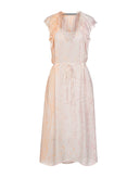 RRP €595 RAQUEL ALLEGRA Silk A-Line Dress Size 3 / L Printed HANDMADE in USA gallery photo number 1
