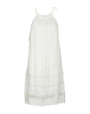 RRP €225 ALICE + OLIVIA Boho Style Dress Size L Crochet Details gallery photo number 3