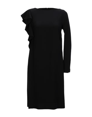 RRP€270 KI6? MANUELA LUGLI Shift Dress Size 42 Single Sleeve Made in Italy