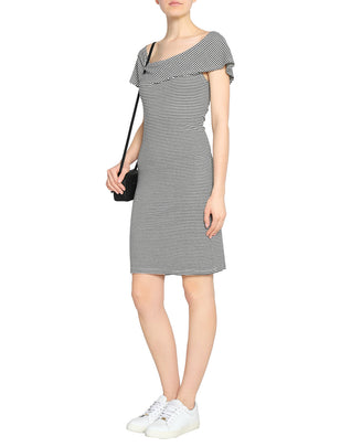 KAIN Sheath Dress Size S Striped Made in USA