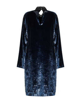 RRP€335 JUST CAVALLI Short Shift Dress Size 38 / XS Metallic Fuzzy Made in Italy gallery photo number 2
