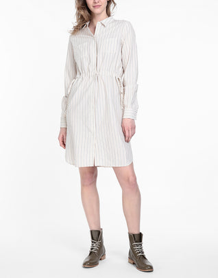 RRP€195 8 Shirt Dress Size IT 40 / S Striped Regular Collar Made in Italy