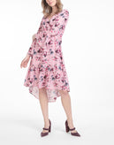 RRP €130 8 Fit & Flare Dress Size IT 38 Floral Pattern Made in Italy gallery photo number 2