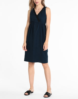 RRP €220 8 Empire Line Dress Size IT 42 Embroidered Eyelets Made in Italy