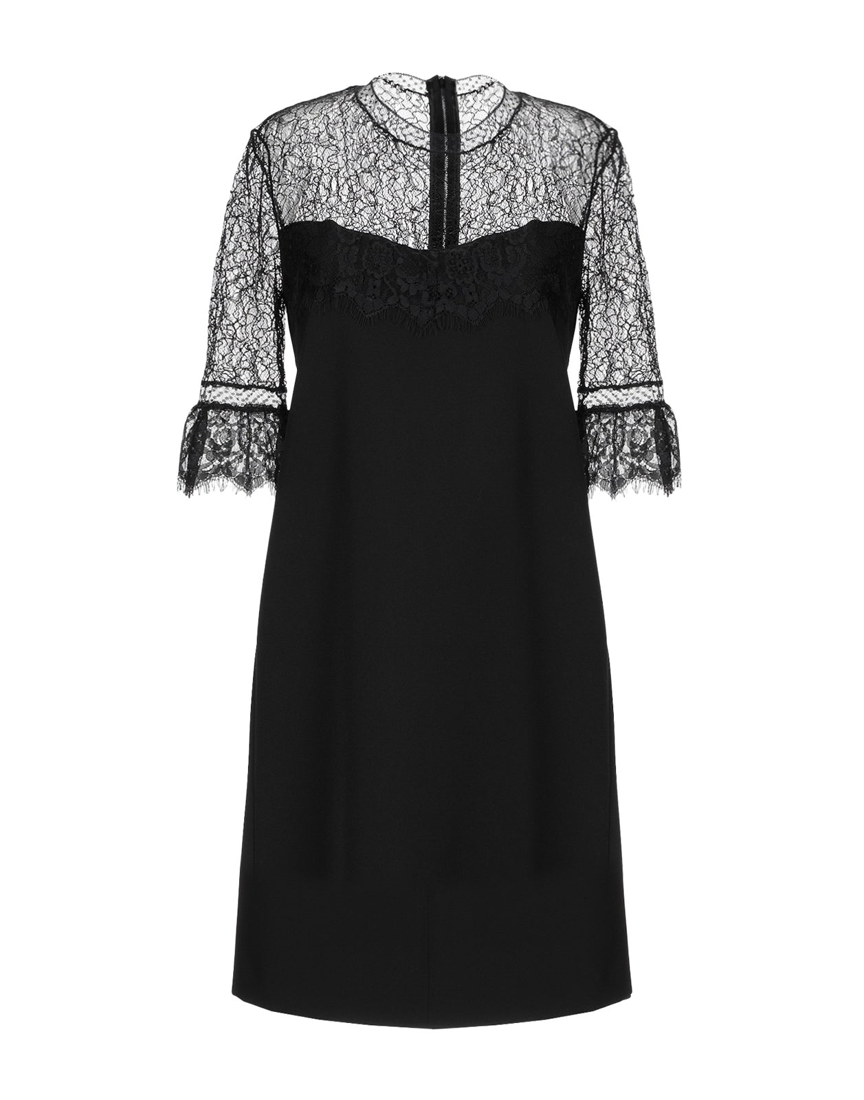 RRP €200 ANNA RACHELE Shift Dress Size 40 Contrast Lace Made in Italy gallery main photo