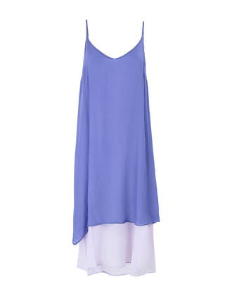 2ND DAY Satin Slip Dress Size FR 36 Overlay Sleeveless gallery photo number 3