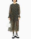 TOPSHOP Midi Flared Dress Size UK 6 Paisley gallery photo number 3