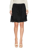 RRP €160 IRO Straight Skirt Size FR 36 Overlay Broderie Anglaise Part gallery photo number 1