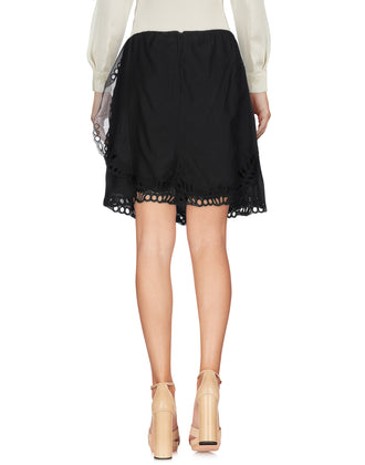 RRP €160 IRO Straight Skirt Size FR 36 Overlay Broderie Anglaise Part gallery photo number 2