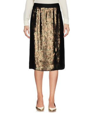 RRP €465 TIBI 100% Silk Straight Skirt Size 2 / XS Sequined Elasticated Waist