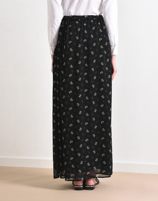 RRP€130 8 Maxi Skirt Size XS Fully Lined Partly Elasticated Waist Made in Italy