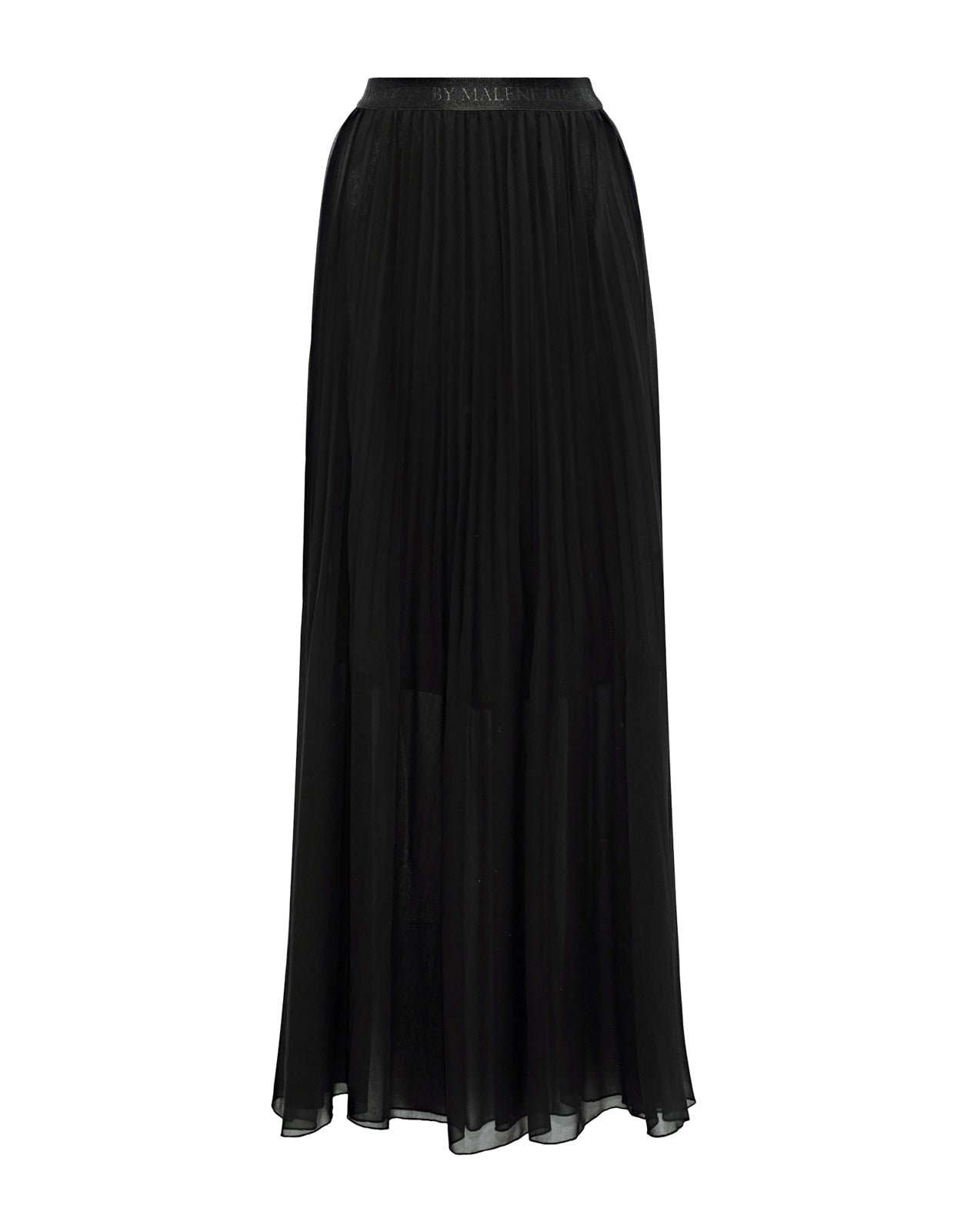 RRP €485 BY MALENE BIRGER Maxi Pleated Skirt Size 34 XS Black Elasticated Waist gallery main photo