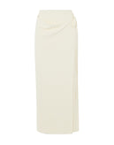 RRP€510 LE 17 SEPTEMBRE Straight Skirt Size FR 38 M Thin Knit Ribbed Wrap Effect gallery photo number 4