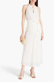 RRP€834 ZIMMERMANN Wrap Skirt Size AU 2 US 8 M White Floral Scalloped Trims Line gallery photo number 1