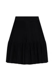 RRP €178 SANDRO Bailey Knitted Skirt Size 1 S Black Unlined Elastic Waist gallery photo number 5