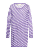 RRP €295 DIANE VON FURSTENBERG Beach Dress Size M Merino Wool Blend Striped gallery photo number 3